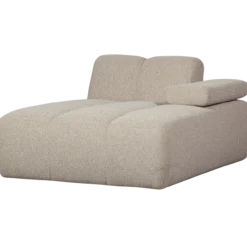 Mojo chaise longue element rechts boucle beige melange