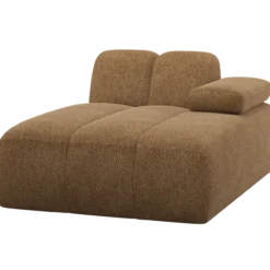 Mojo chaise longue element rechts wollig honinggeel