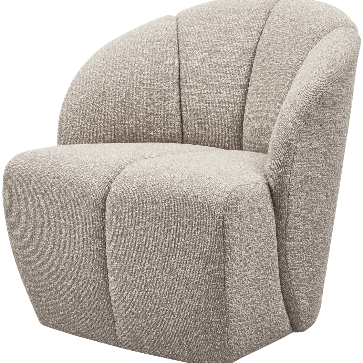 Mojo draaifauteuil boucle beige melange