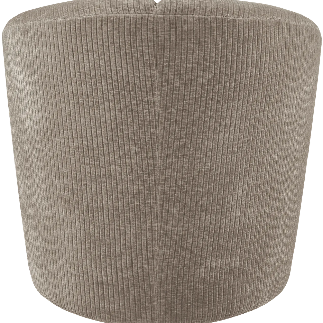 Mojo draaifauteuil ribstof donkerzand