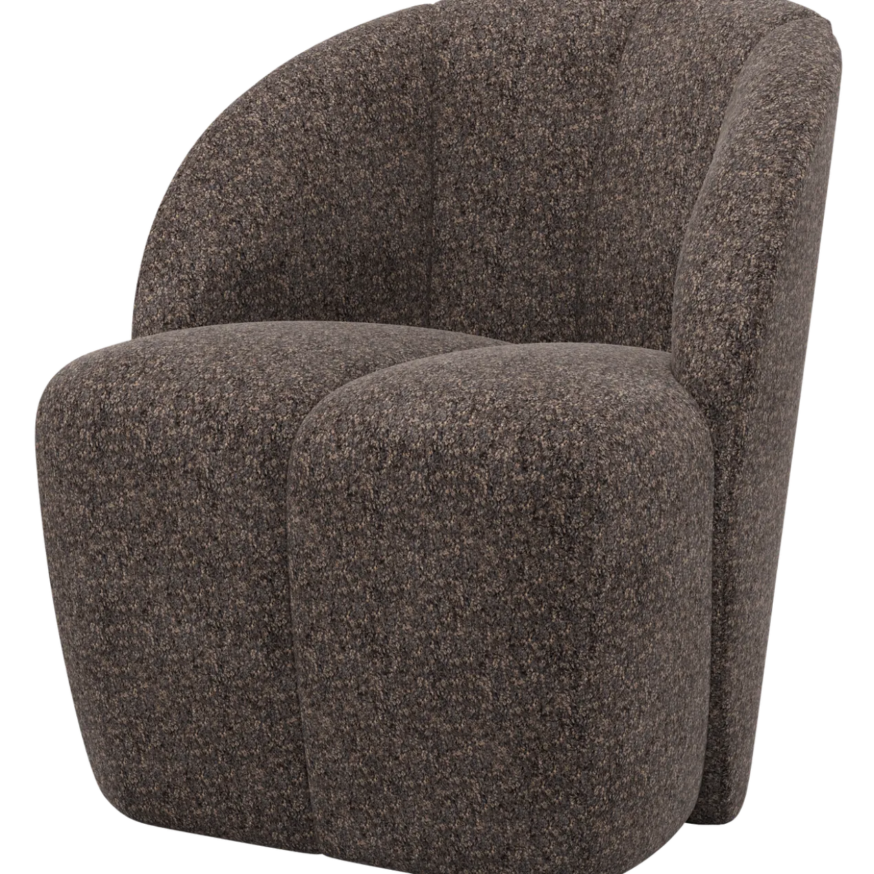 Mojo draaifauteuil wollig bruin