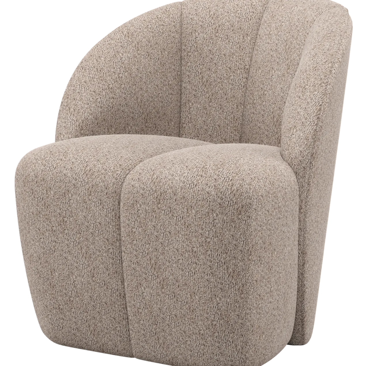 Mojo draaifauteuil wollig donkerzand