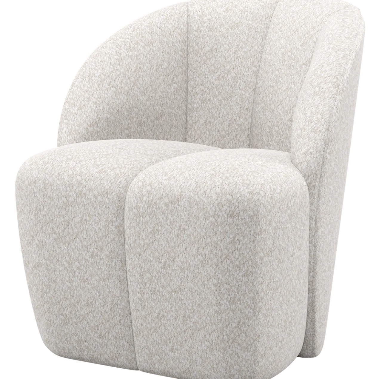 Mojo draaifauteuil wollig ecru