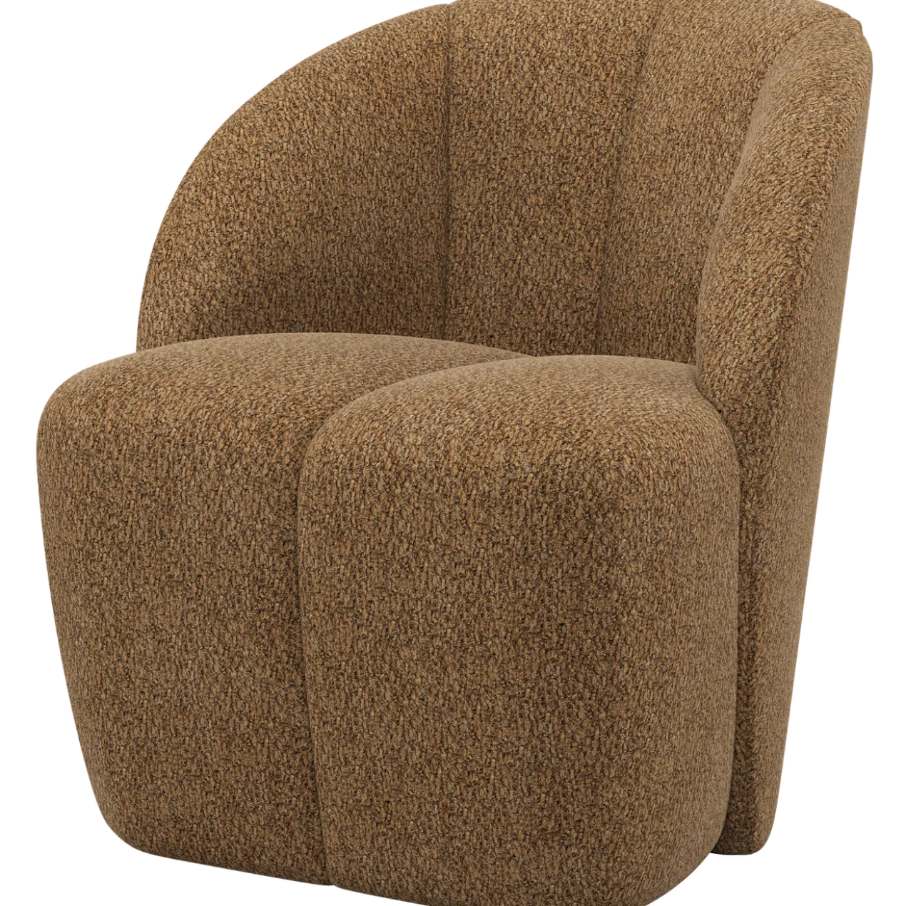 Mojo draaifauteuil wollig honinggeel