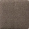 Mojo eetbank 84 cm met rugleuning boucle bruin melange