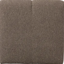 Mojo eetbank 84 cm met rugleuning boucle bruin melange