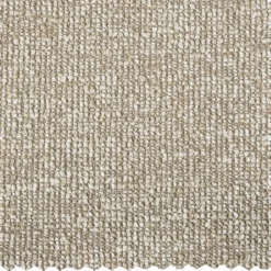 Mojo eetbank 164 cm met rugleuning boucle beige melange