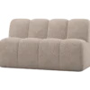 Mojo eetbank 164 cm met rugleuning wollig donkerzand