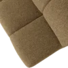 Mojo eetbank 164 cm rugleuning boucle geel/bruin melange