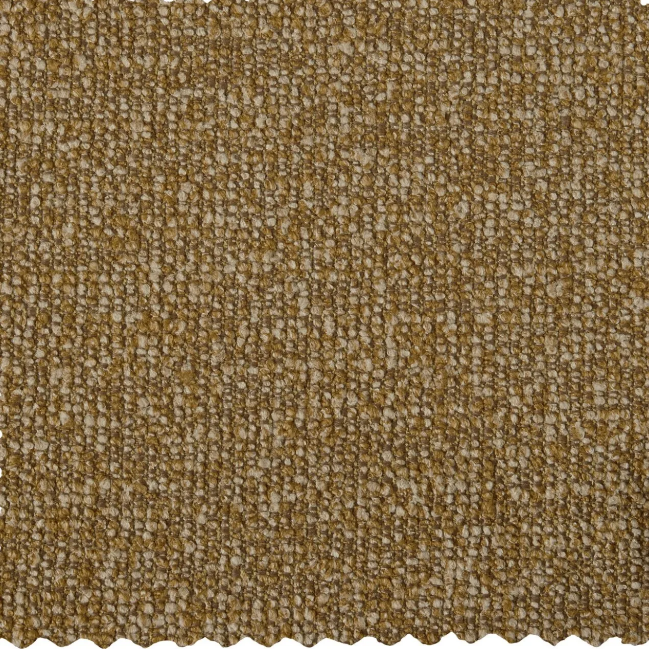Mojo eetbank 164 cm rugleuning boucle geel/bruin melange