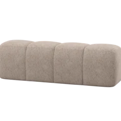 Mojo eetbank 164 cm wollig donkerzand