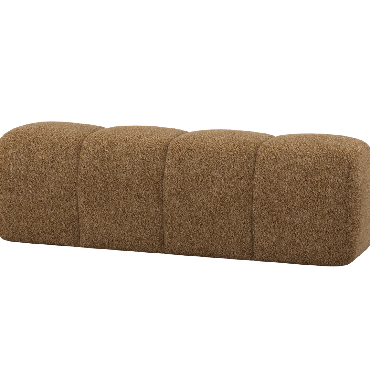Mojo eetbank 164 cm wollig honinggeel