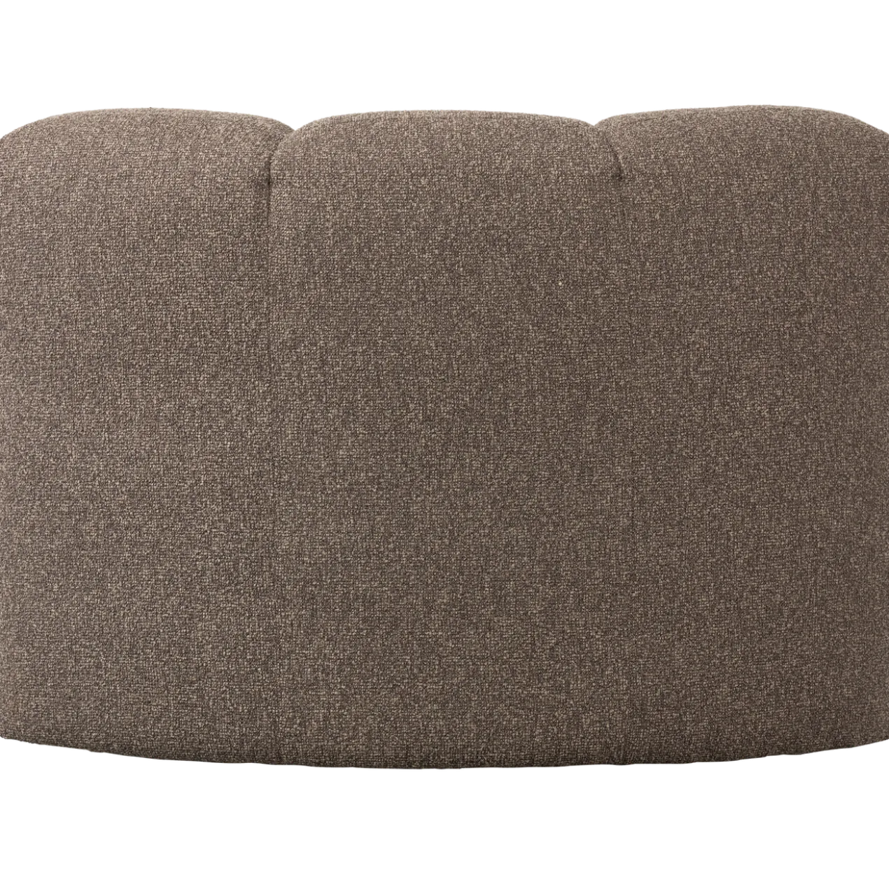 Mojo eetbank hoek met rugleuning boucle bruin melange