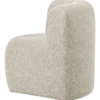 Mojo eetbank hoek met rugleuning boucle beige melange
