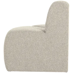 Mojo eetbank hoek rond rugleuning boucle beige melange [fsc]
