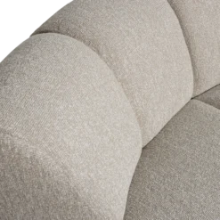 Mojo hoekelement rond boucle beige melange