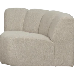 Mojo hoekelement rond boucle beige melange