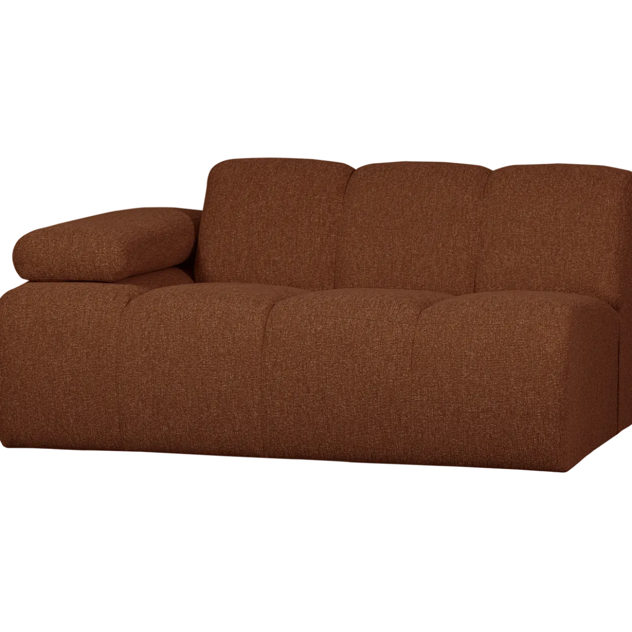 Mojo 1,5-zits element arm links boucle roestbruin melange