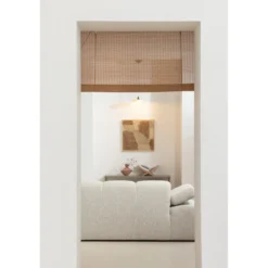 Mojo 1,5-zits element arm links boucle beige melange