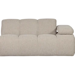 Mojo 1,5-zits element arm rechts boucle beige melange