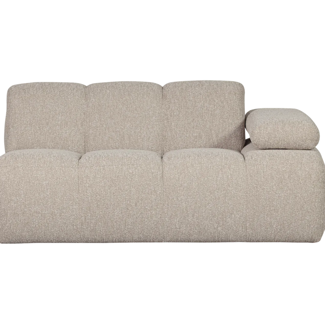 Mojo 1,5-zits element arm rechts boucle beige melange