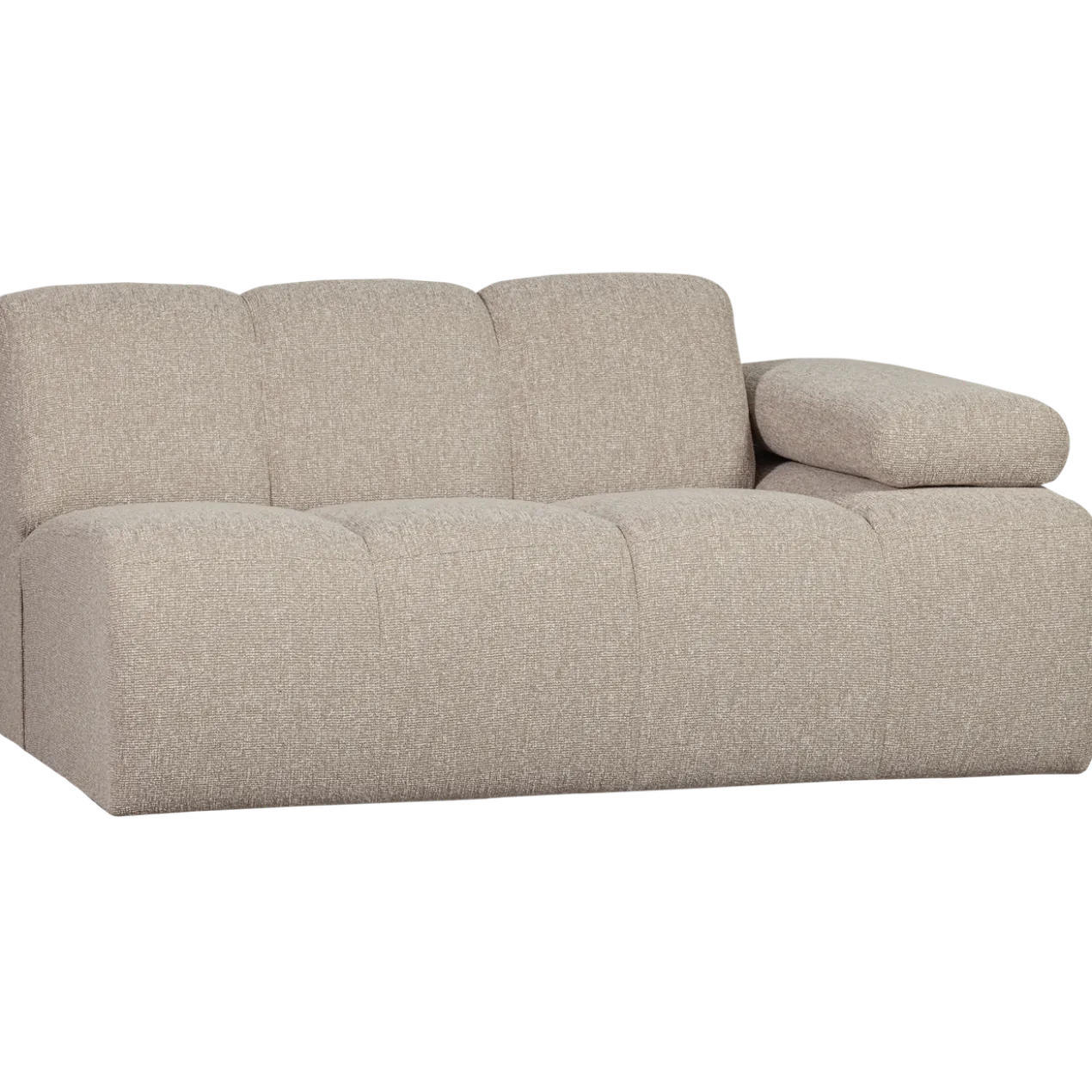 Mojo 1,5-zits element arm rechts boucle beige melange