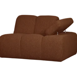 Mojo 1-zits element arm rechts boucle roestbruin melange