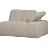 Mojo 1-zits element arm rechts boucle beige melange