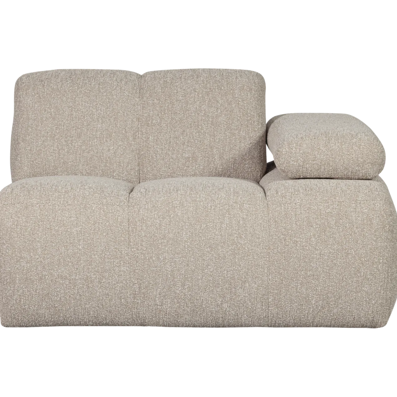 Mojo 1-zits element arm rechts boucle beige melange