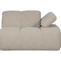 Mojo 1-zits element arm rechts boucle beige melange