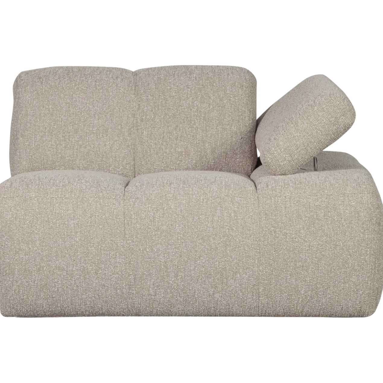 Mojo 1-zits element arm rechts boucle beige melange