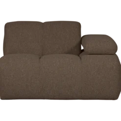 Mojo 1-zits element arm rechts boucle bruin melange
