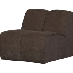 Mojo 1-zits element ribstof bruin