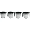 Mok granite grey melamine - set van 4