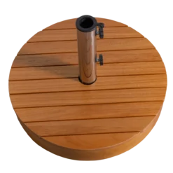 Monica tuin parasolvoet hout naturel 37xo49cm [fsc]