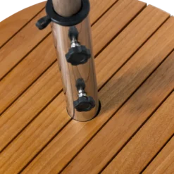 Monica tuin parasolvoet hout naturel 37xo49cm [fsc]