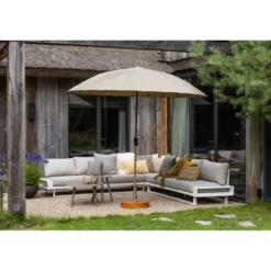 Monica tuin parasolvoet hout naturel 37xo49cm [fsc]