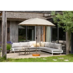 Monica tuin parasolvoet hout naturel 37xo49cm [fsc]