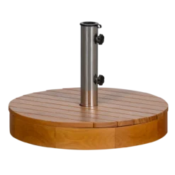 Monica tuin parasolvoet hout naturel 37xo49cm [fsc]