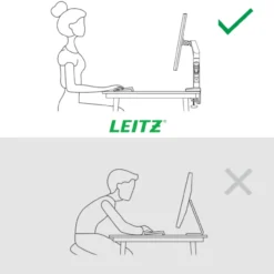 Monitorarm dubbel ruimtebesparend donkergrijs