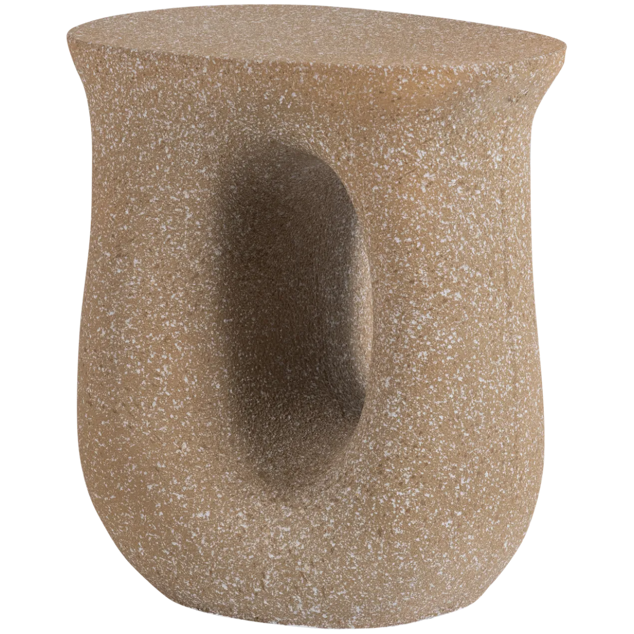 Moson bijzettafel met spikkels beige