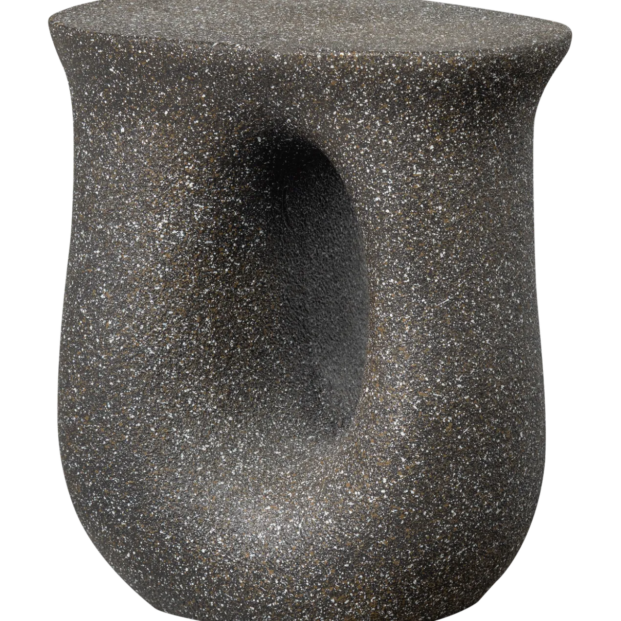 Moson bijzettafel met spikkels zwart