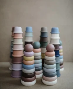 Mushie stapeltoren met ringen Basic
