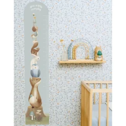 Muursticker groeimeter forest friends
