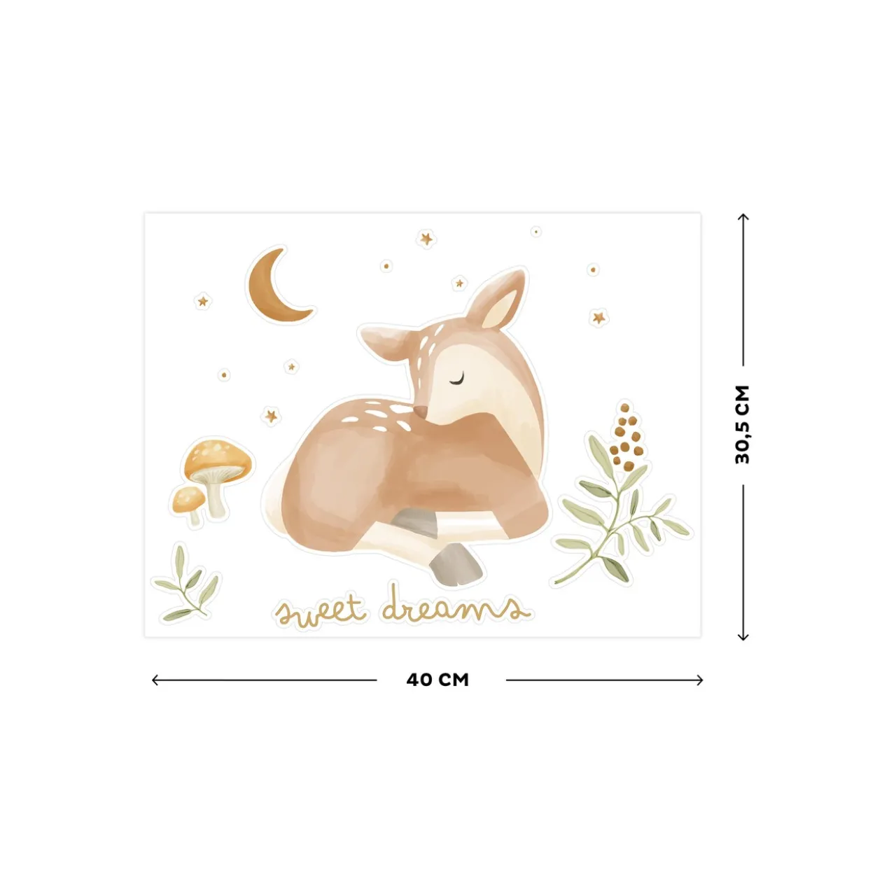 Muurstickers Fairy Garden Sweet Dreams