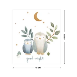 Muurstickers Forest Friends Good Night