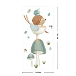 Muurstickers Forest Friends