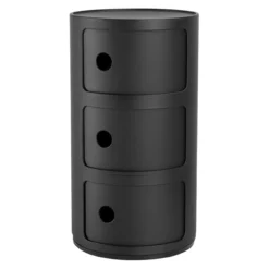 Nachtkastje Componibili Recycle 3 black