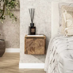 Nachtkastje Cube Zwevend