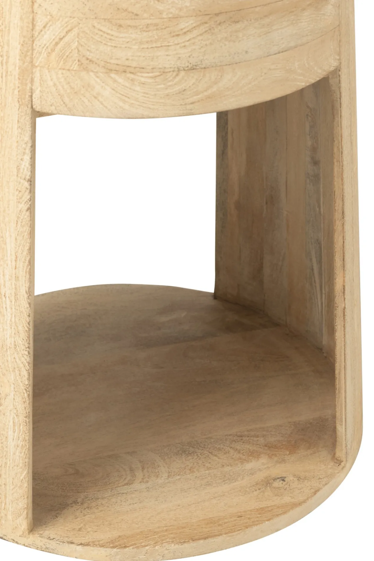 Nachtkastje Drawn Mangohout beige
